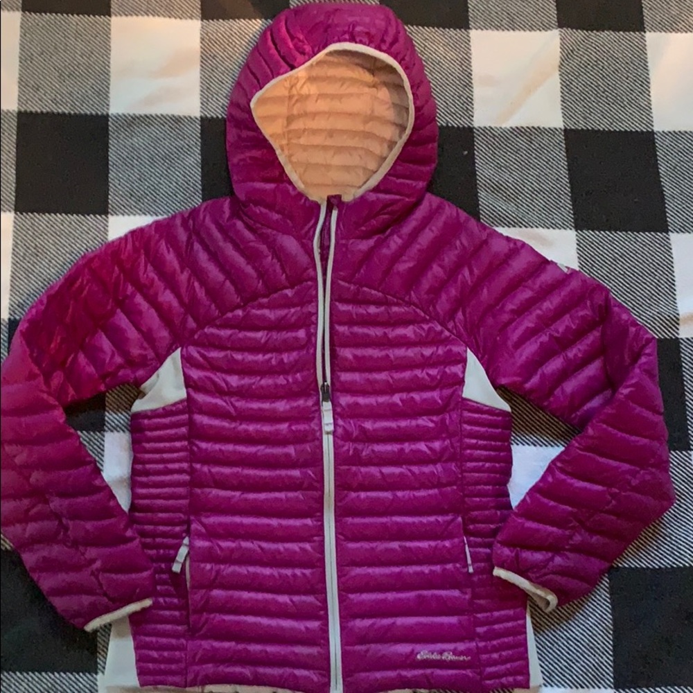 Down filled kids winter jacket